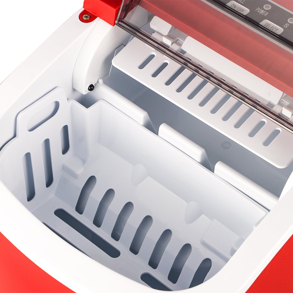Automatic ice ball maker Red Ice Making Machine electric ice maker for Home Office