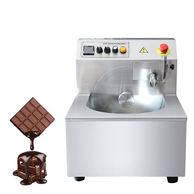 Professional small hobart counter-top multi-function household chocolate melting tempering pouring casting freeze conche machine