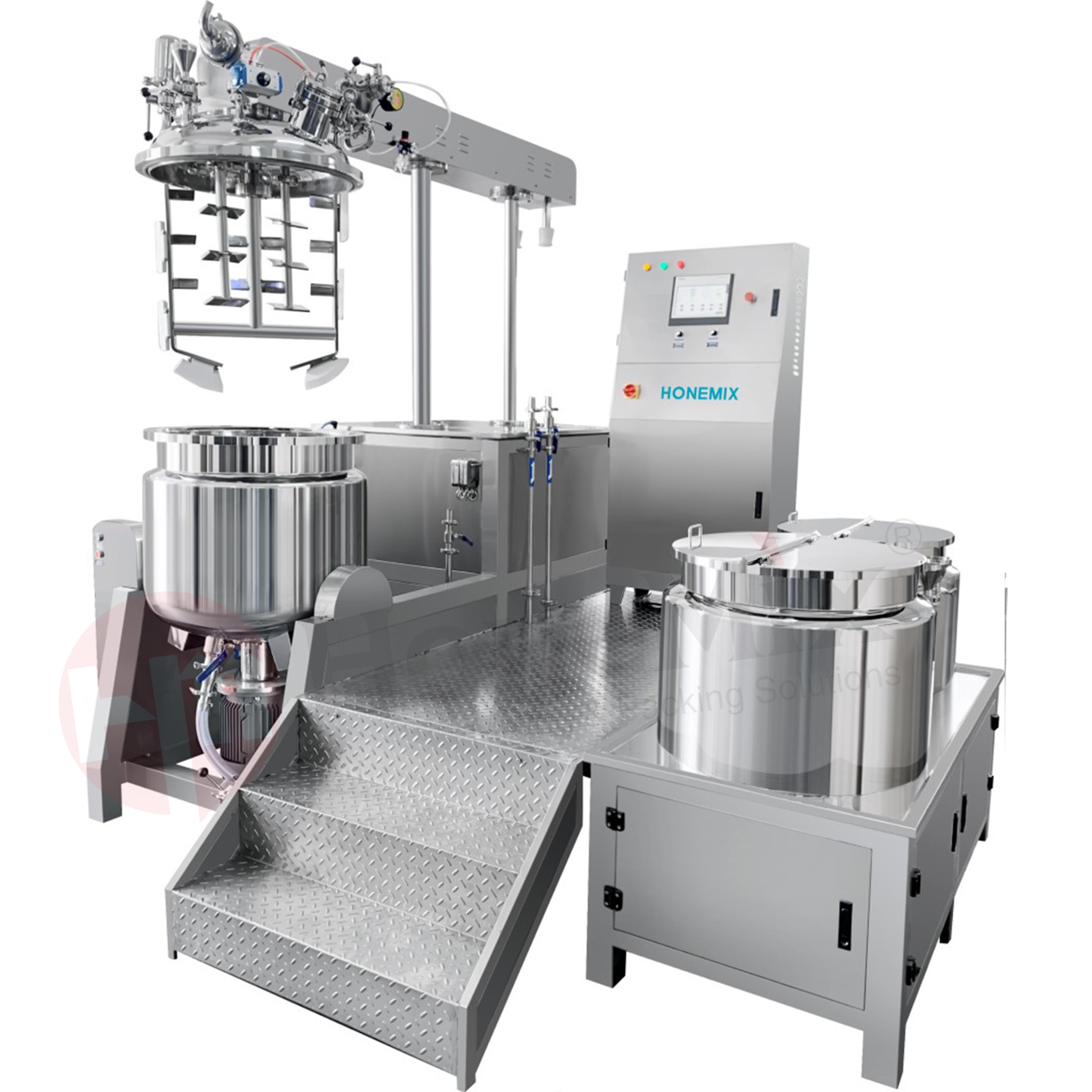 HoneMix Cosmetic 50L,100L, 150L,200L,500L, 1000L Making Machine Toothpaste Making Mixer Production Line Equipment