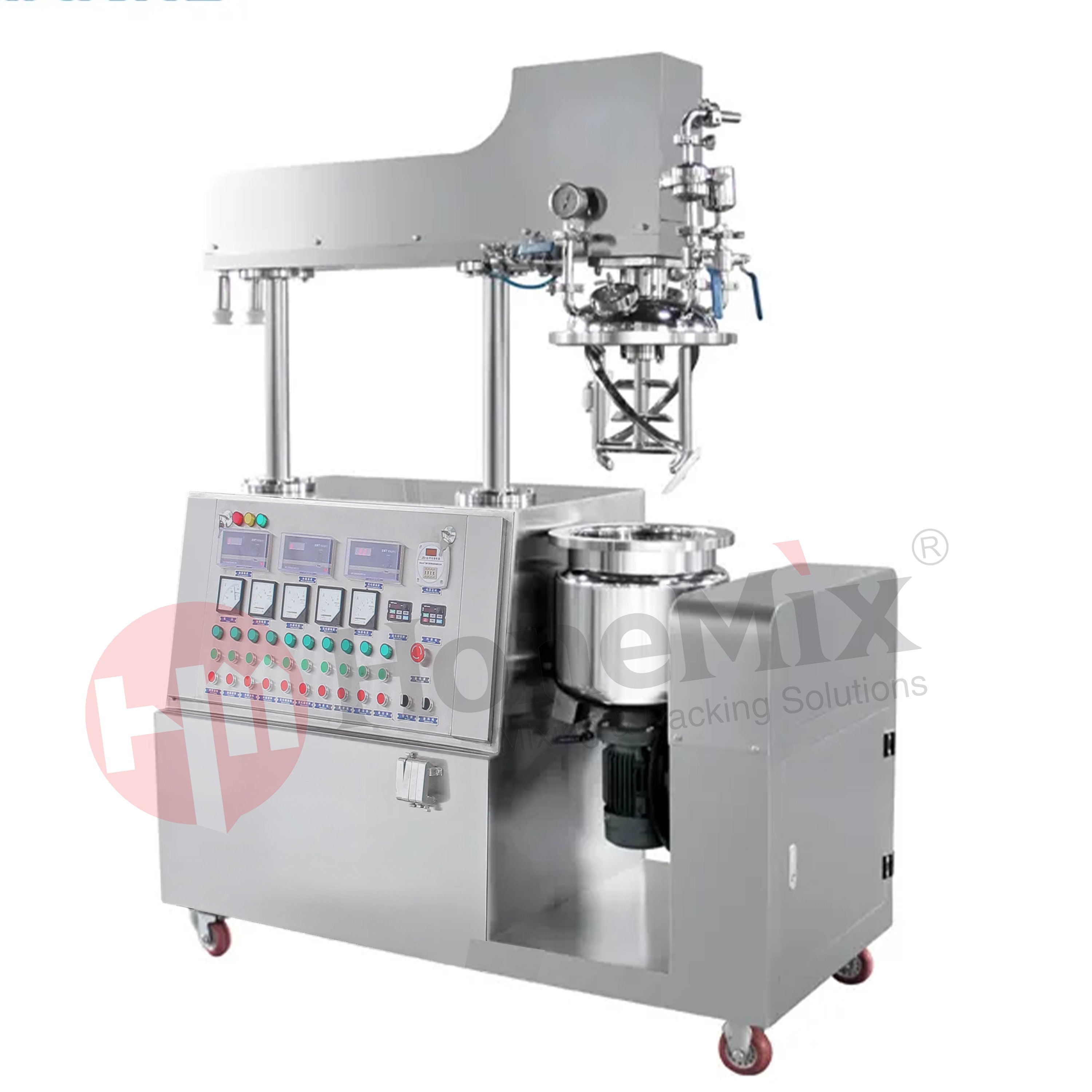 HoneMix Cosmetic 50L,100L, 150L,200L,500L, 1000L Making Machine Toothpaste Making Mixer Production Line Equipment