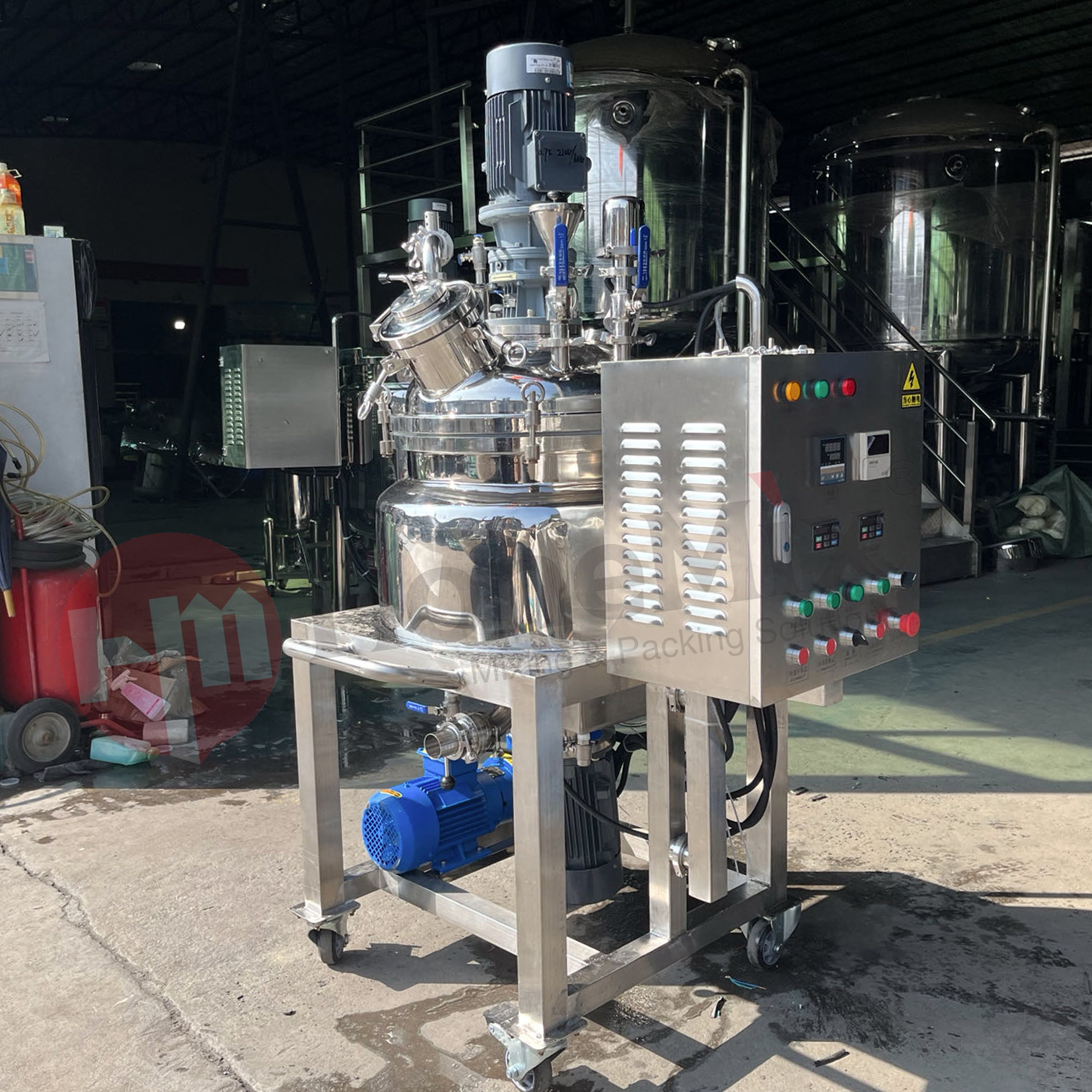 HoneMix Cosmetic 50L,100L, 150L,200L,500L, 1000L Making Machine Toothpaste Making Mixer Production Line Equipment