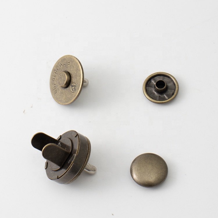 Industrial single-sided magnetic iron magnetic bag button round professional Neodymium magnet sewing PVC magnet clothes