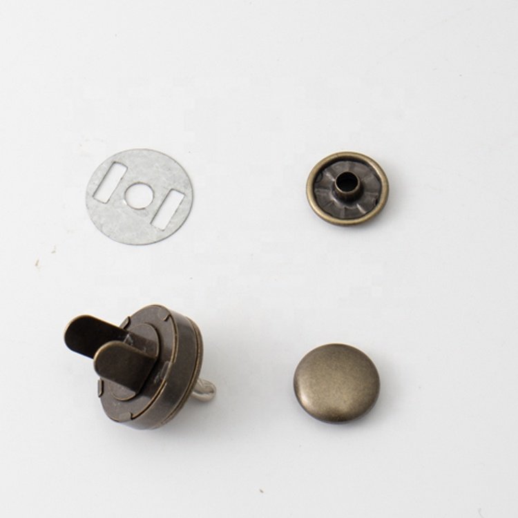 Industrial single-sided magnetic iron magnetic bag button round professional Neodymium magnet sewing PVC magnet clothes