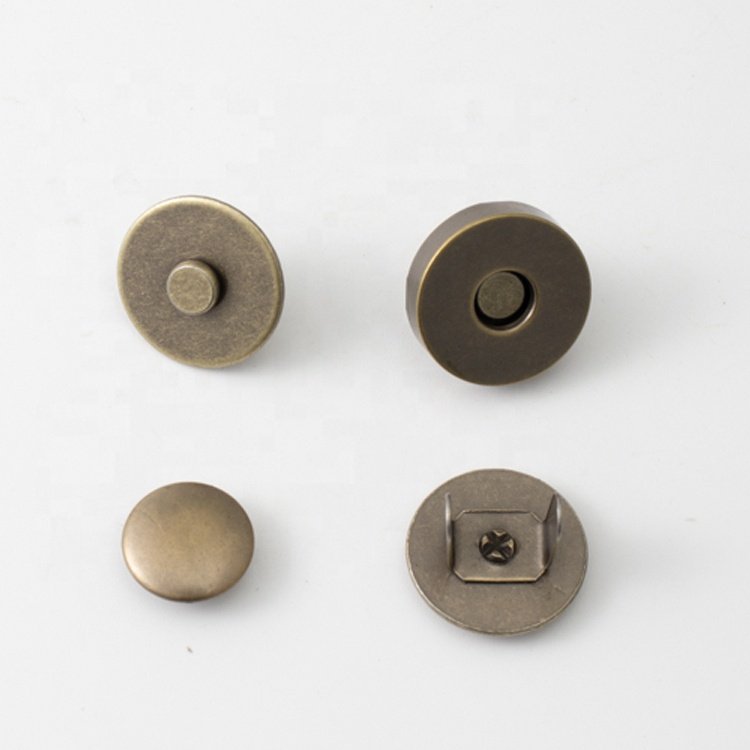 Industrial single-sided magnetic iron magnetic bag button round professional Neodymium magnet sewing PVC magnet clothes