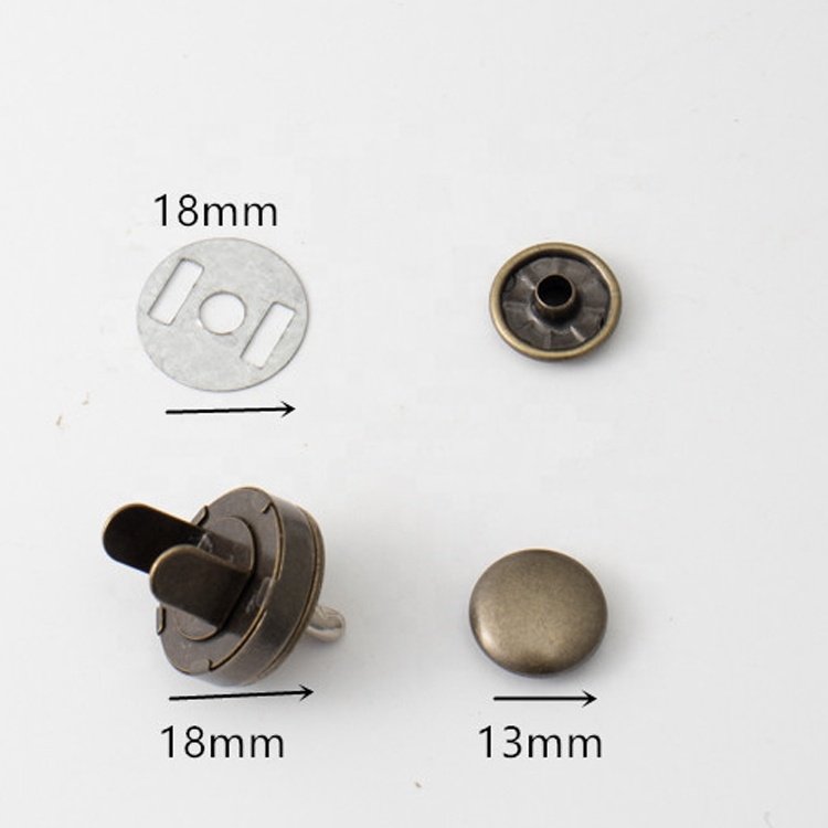 Industrial single-sided magnetic iron magnetic bag button round professional Neodymium magnet sewing PVC magnet clothes