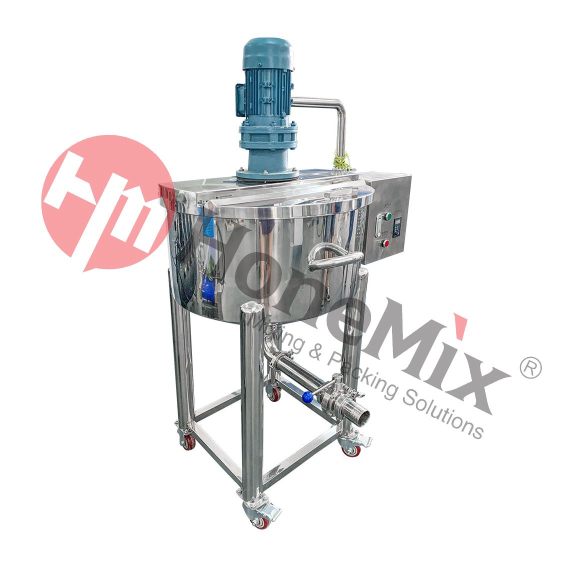 50L 100L 300L 500L 1000L electric heating mixing tank mixing equipment liquid soap making machine homgenier mixer for liquid
