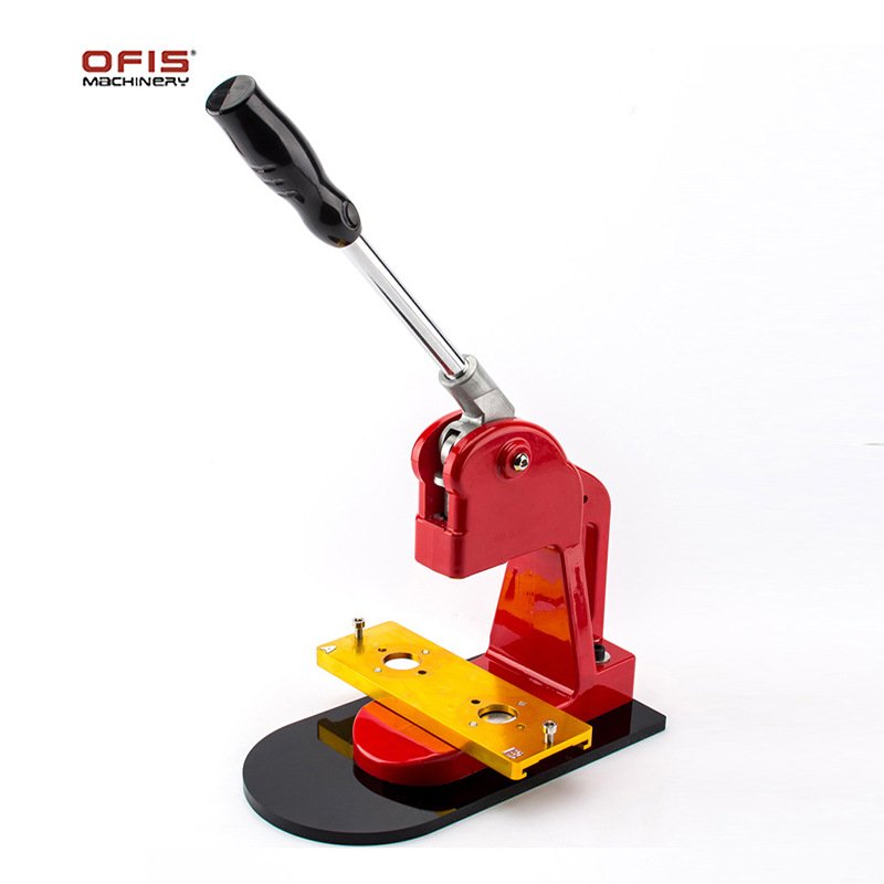 OFIS R-3 metal body diy Pin button badge machine with mold
