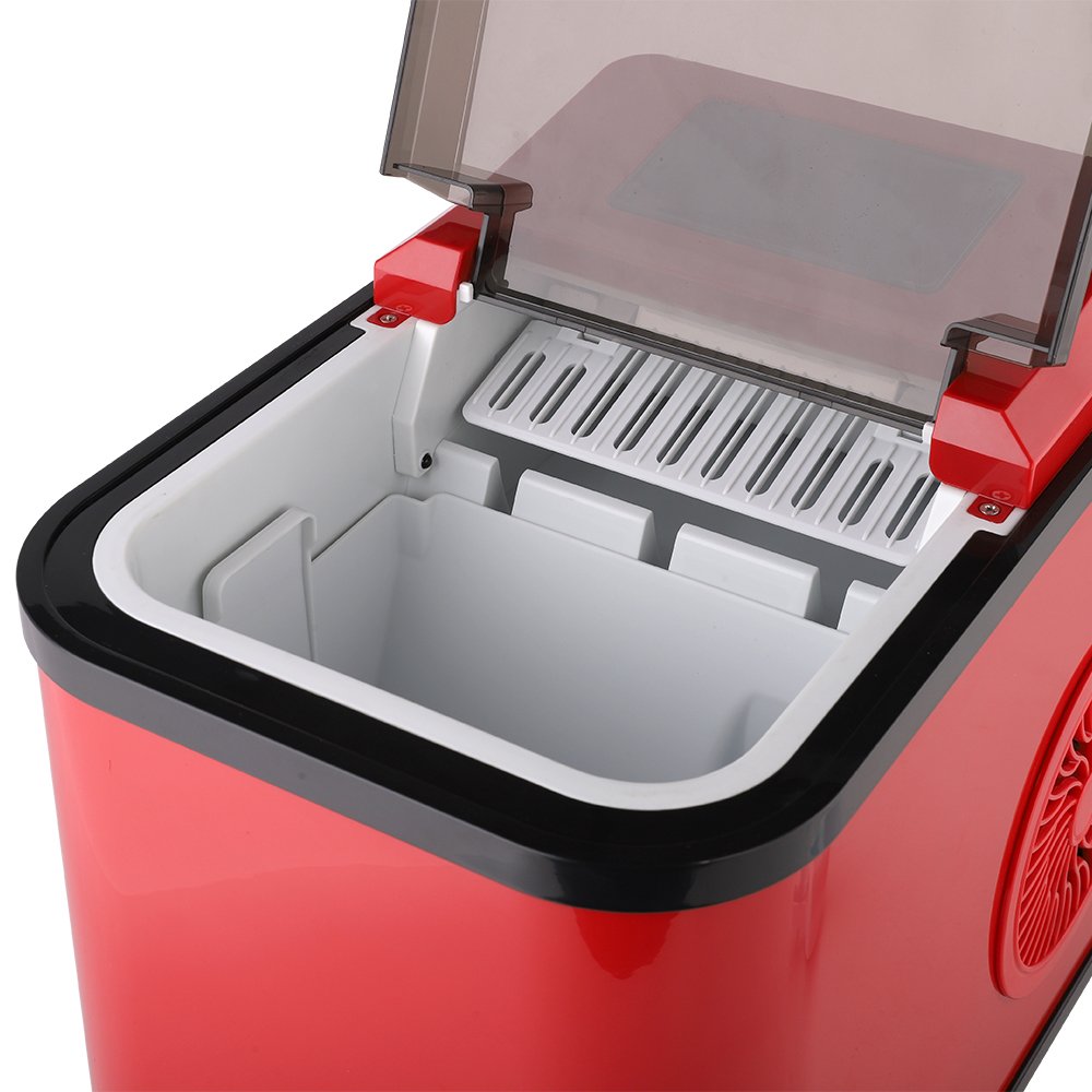 New High Quality Ice Maker Portable Ice Making Machine 125KGS/24H Fast Ice Cube Maker Machine With Digital Display For Home