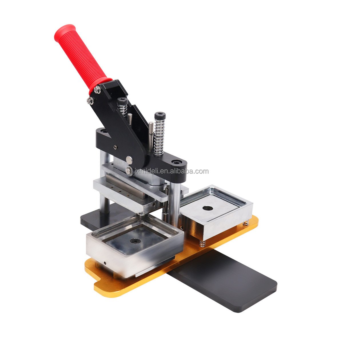 Custom DIY rectangle photo fridge magnet making machine manual square button badge making machine kit