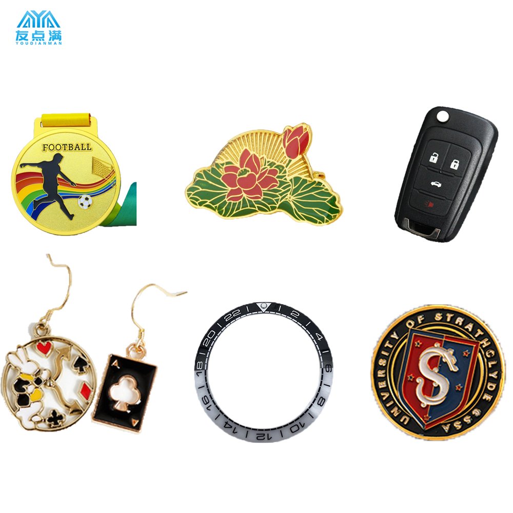 2022 NEW 6 colour CCD function with double station spray painting machine for badge Medals with 6 colour