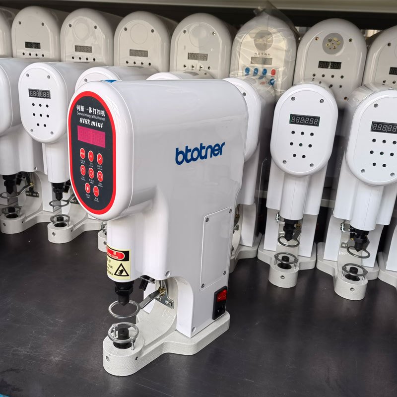 Factory directly sale low MOQ brother semi-automatic buckle hole machine for buttoning belt and bag