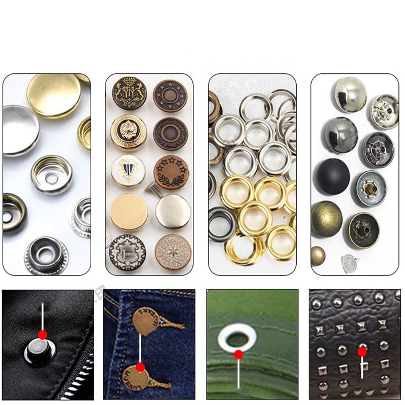 Factory directly sale low MOQ brother semi-automatic buckle hole machine for buttoning belt and bag