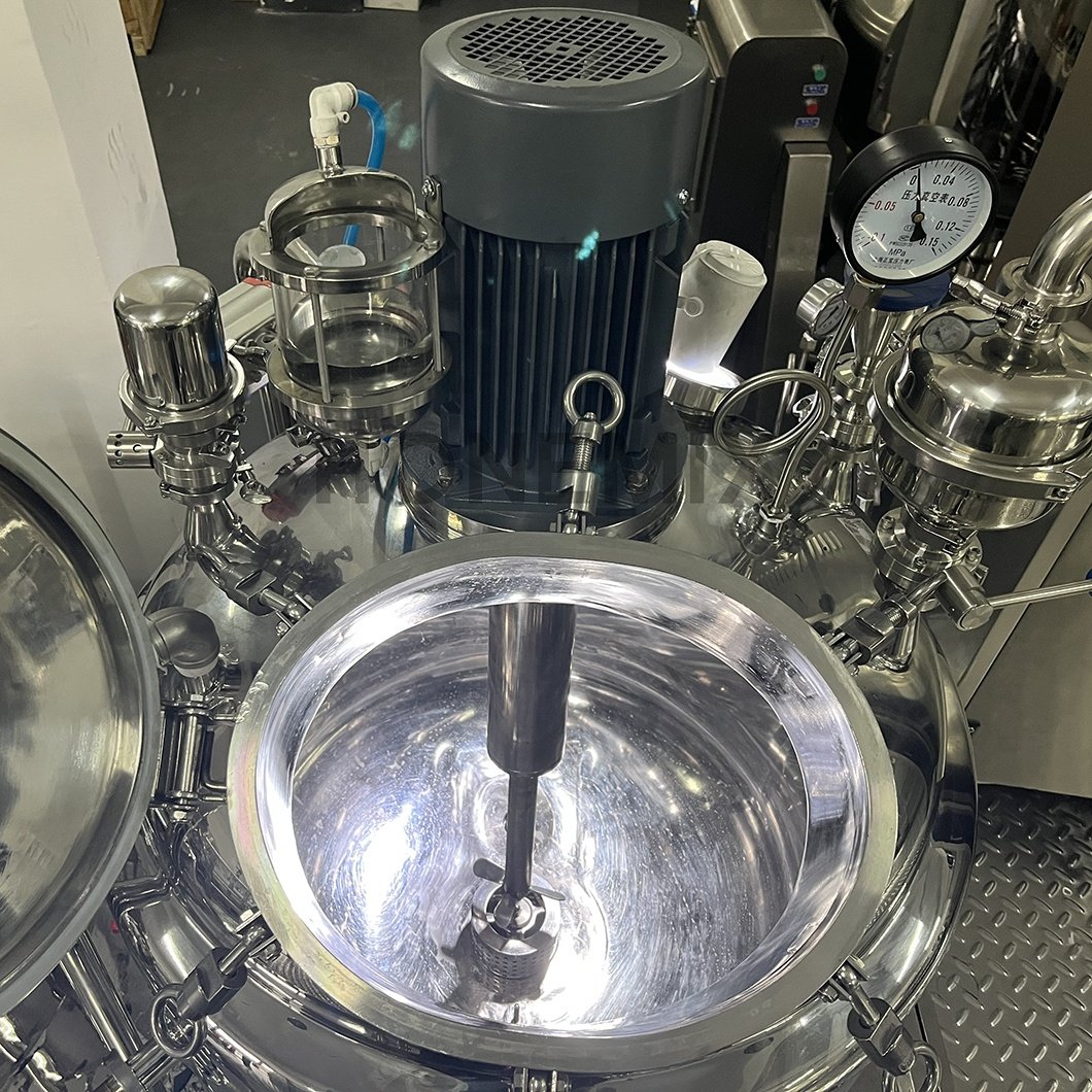 HONE Vacuum Emulsifier Bottom Snail Slime Mayonnaise Homogenizer Mixer Toothpaste Beauty Cream Cosmetics Mixer Making Machine