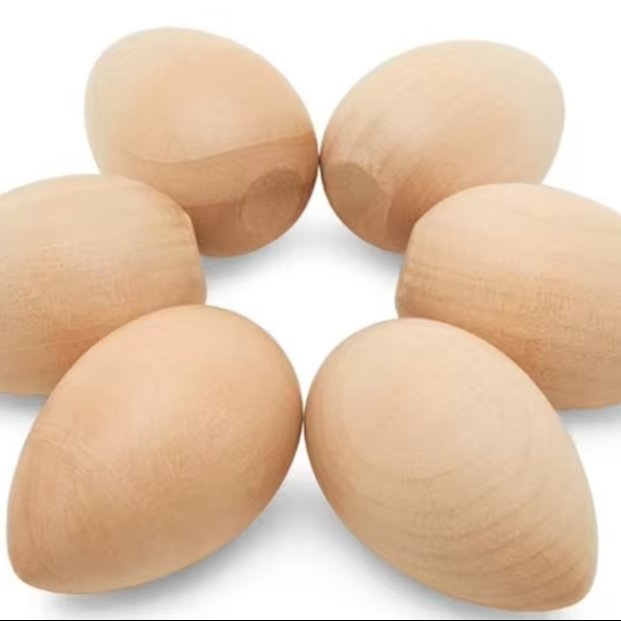 Antique Solid Wood Eggs Stand Polished Wooden Crafts Humran Export Includes Box Base Model Pattern Solid Wood Board Technique
