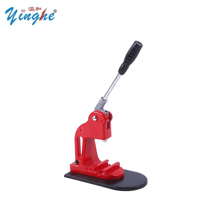 Yinghe Factory Price Wholesale high quality DIY Manuel hand press metal round button badge making machine Button making machine