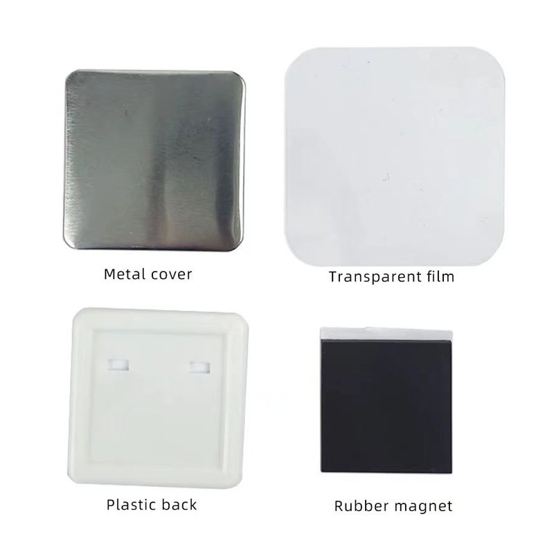 Hot-Selling 2*2 Inch Fridge Magnet Making Machine+Cutter +100 Pcs Fridge Magnet Material For Sale