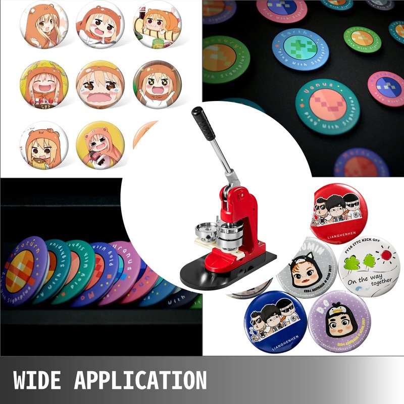 58mm button parts button maker parts top/bottom cover clip pin button parts for badge maker machine craft making mold kit