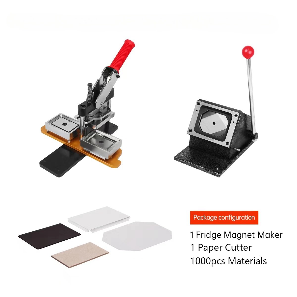 Magnetic Photo Machine 80*53Mm Rectangular Shape Button Badge Diy Fridge Magnet Making Machine