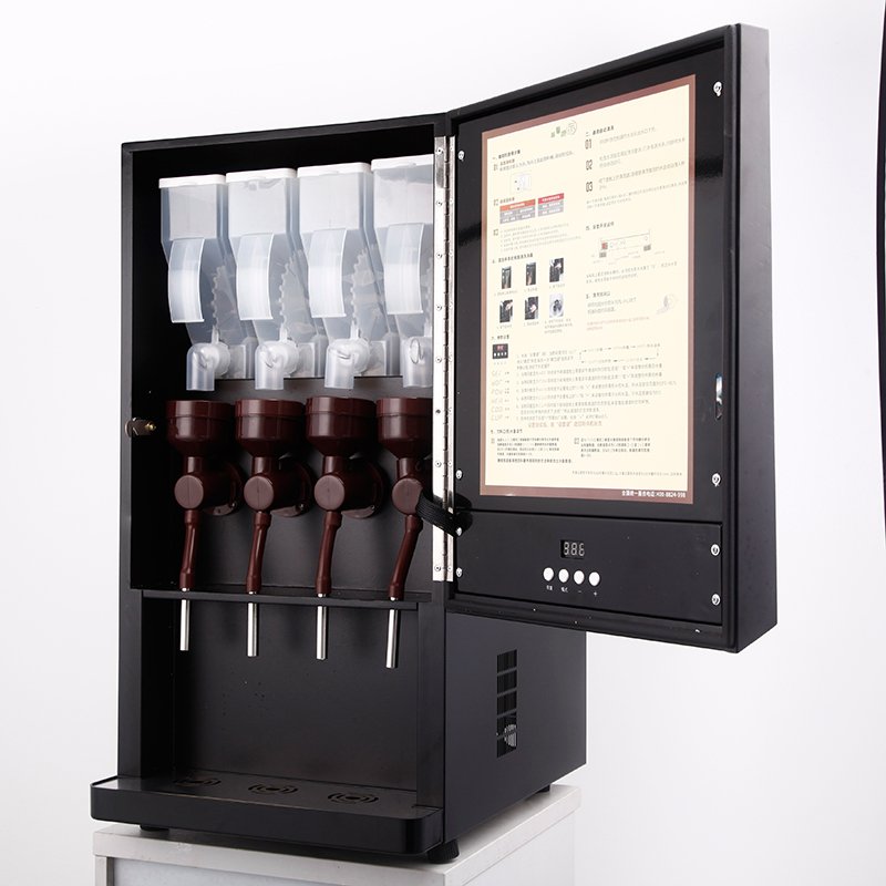 Metal plastic automatic coffee making machine button panel optional coffee machines professional