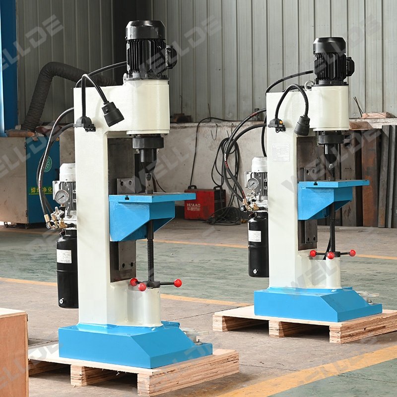 Vise Rotary Riveting Machine Brake Shoe Industrial Snap Button Riveting Machine Piston Rod Rotary Electric Riveting Machine