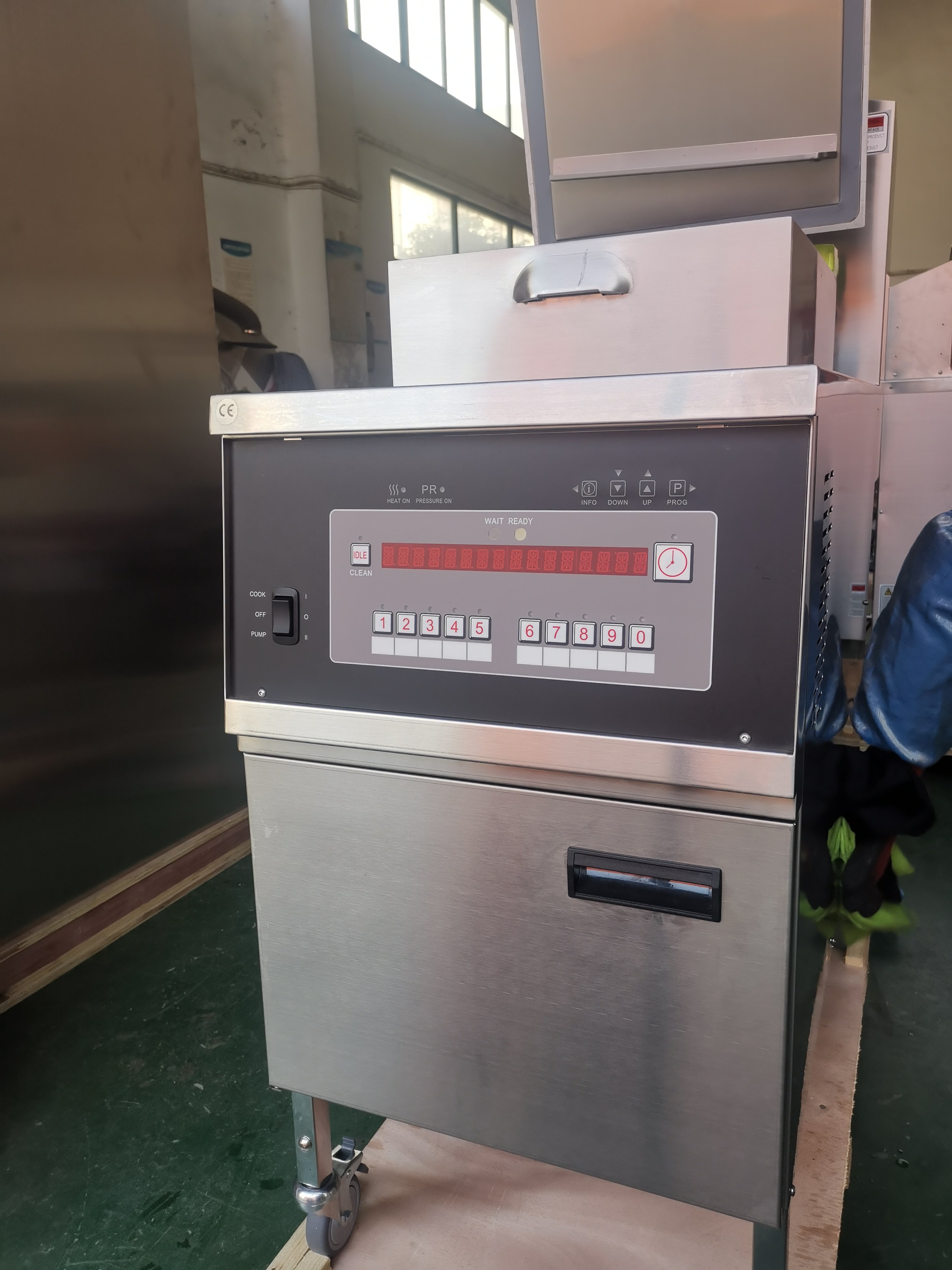 Juno Freidoras Industriales Deep Oil Air Fast Food Cooker Broasted Chicken Grill Machine