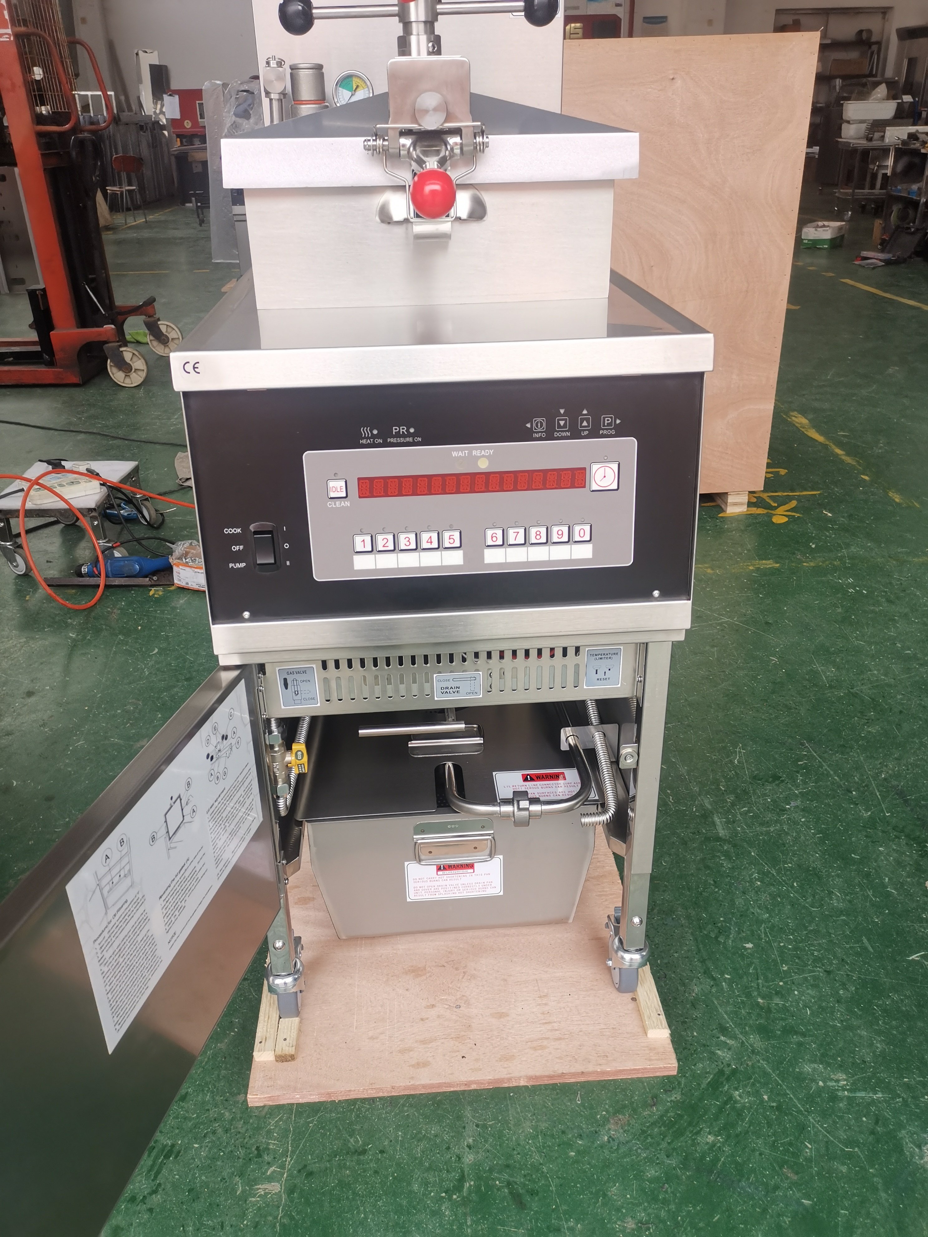 Juno Freidoras Industriales Deep Oil Air Fast Food Cooker Broasted Chicken Grill Machine