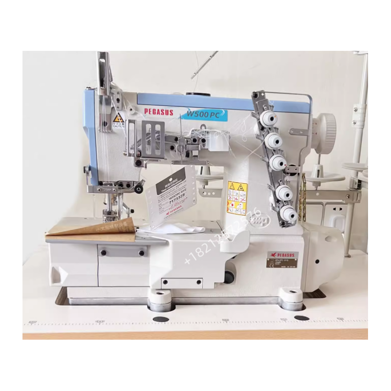 Japan Original Pegasus W500PC Interlock Sewing Machine Used Splicing Sewing Machine For Sewing Medium Thick Materials