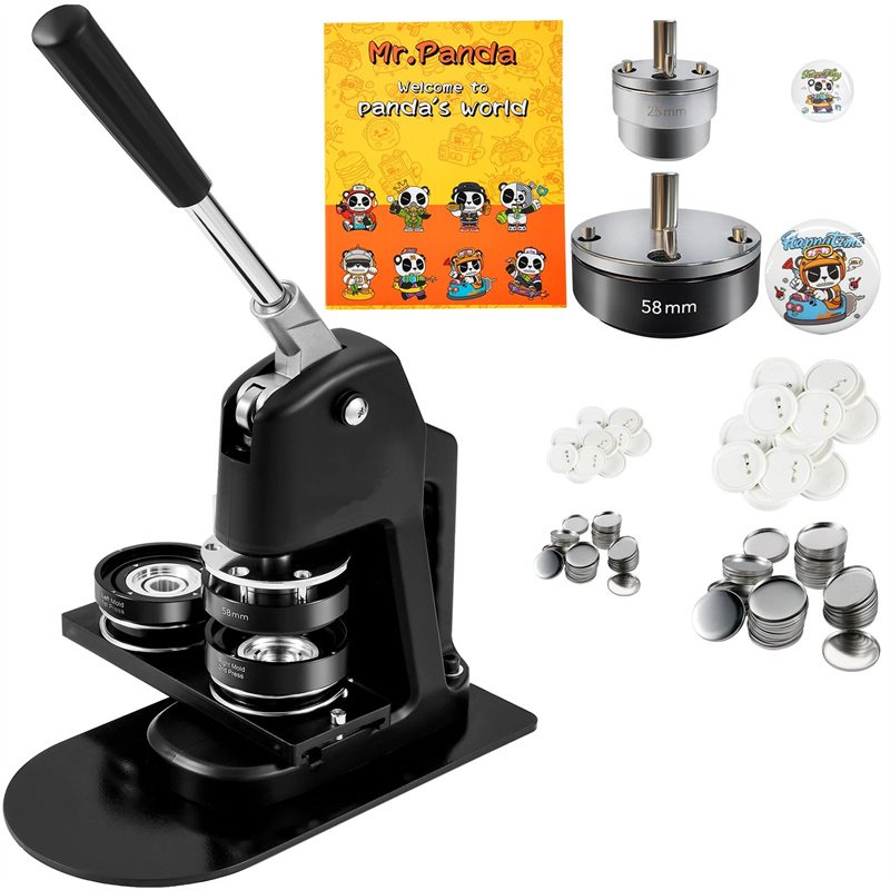 Easy Operating High Quality Materials Circle Manufacture High Efficiency Manual Durable Button Making Machine