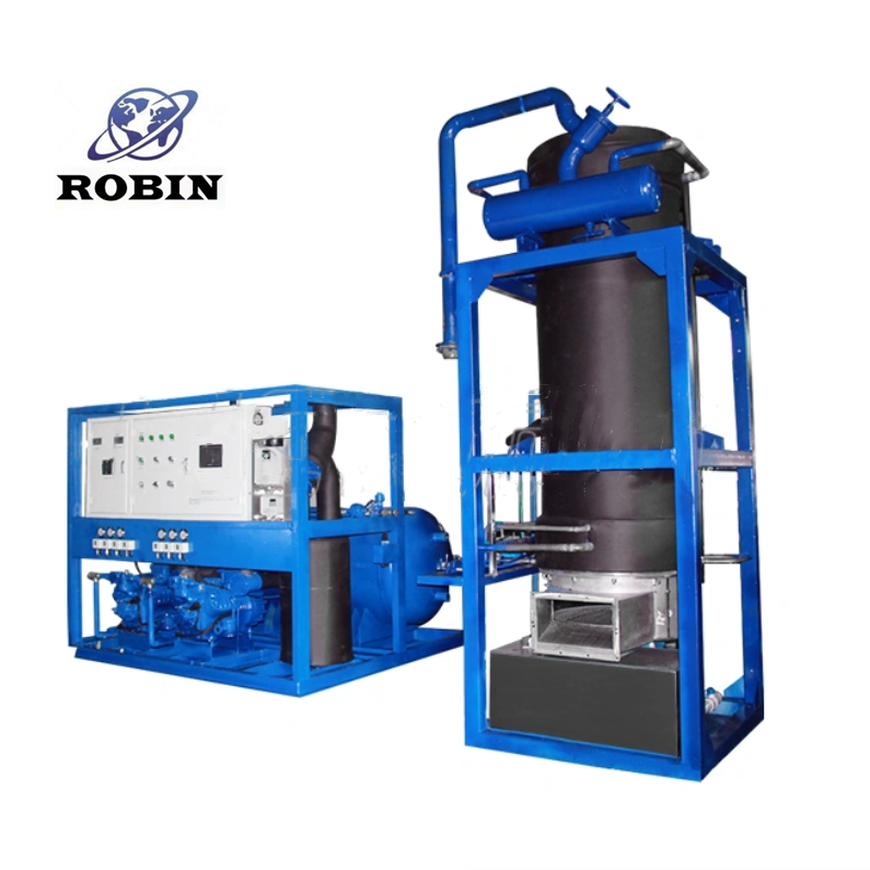 10 ton per day tube ice machine edible clear hollow tube ice maker with air cooler for drinking