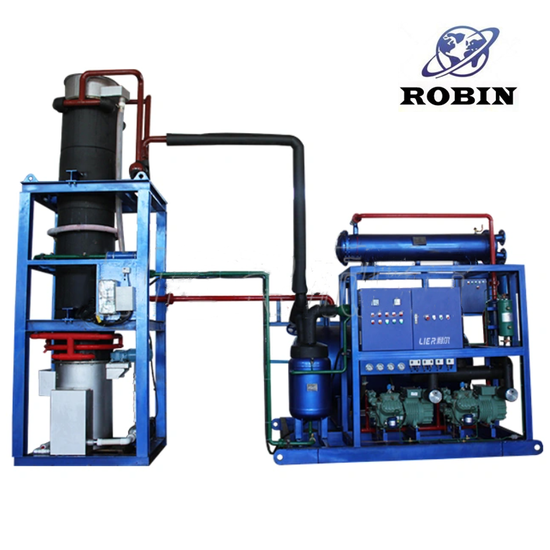 10 ton per day tube ice machine edible clear hollow tube ice maker with air cooler for drinking