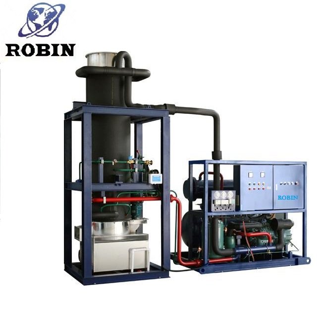 10 ton per day tube ice machine edible clear hollow tube ice maker with air cooler for drinking