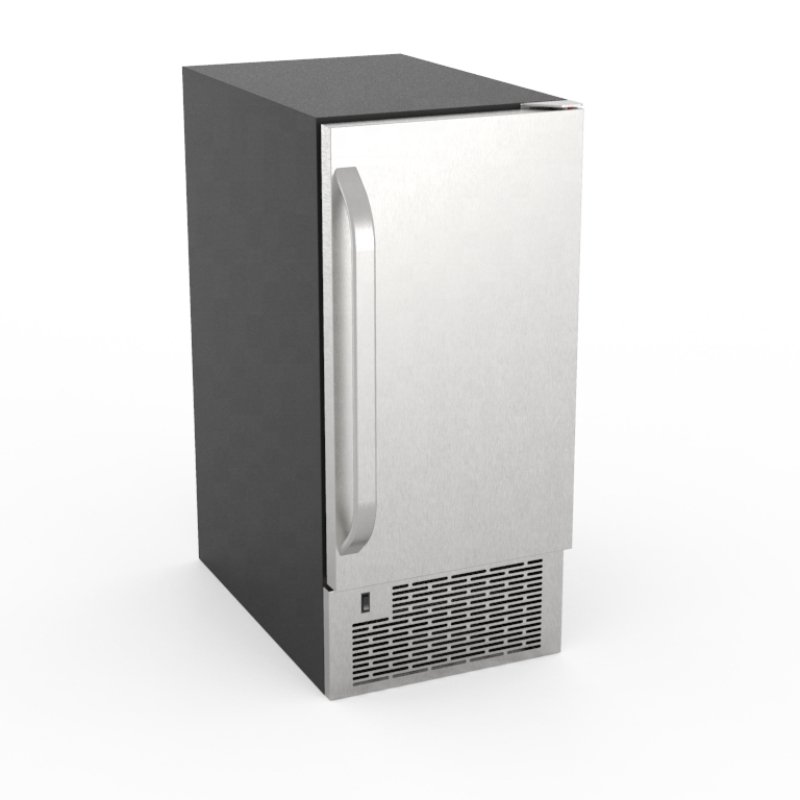 Automatic Stainless Steel Ice Cube Maker Machine 36KG Daily Cube Ice Making Machine for Restaurant and Bar