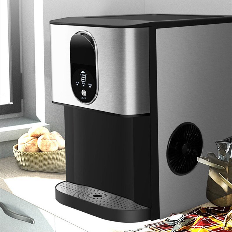 304 Stainless Steel Housing Nugget Ice Making 55 LBS Commercial Nugget Ice Maker Machine For Restaurant