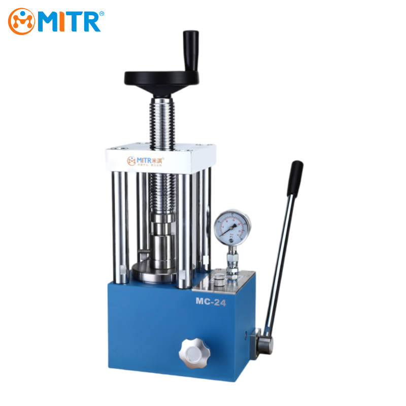 MITR Desktop Lab Manual Powder Press Machine Small Powder Press Machine