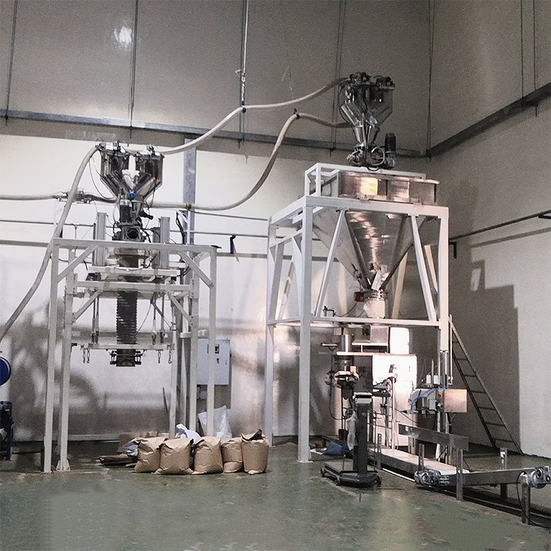 Vegetable Powder Production Line Full Automatic Online Powder Mixing System Production Line