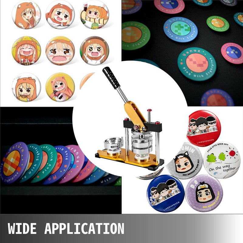 58mm button parts button maker parts top/bottom cover clip pin button parts for badge maker machine craft making mold kit