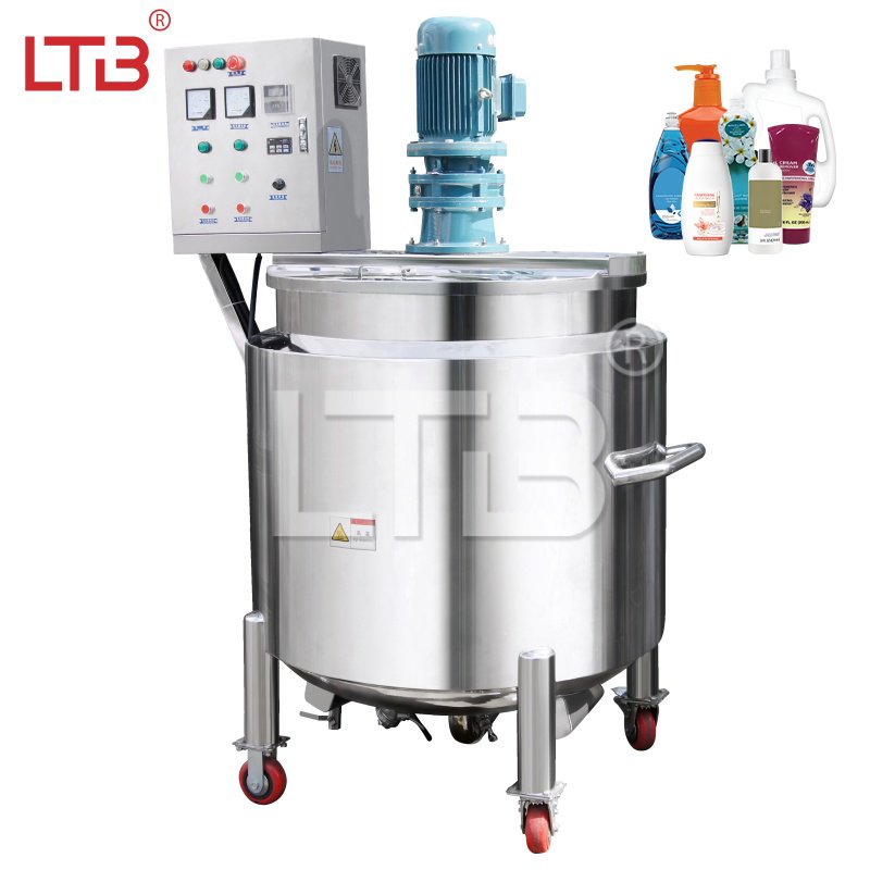 LTB Liquid Homogenizing Mixer High Capacity Chemical Liquid Homogenizer Mixing Equipment for Shampoo Detergent Heating