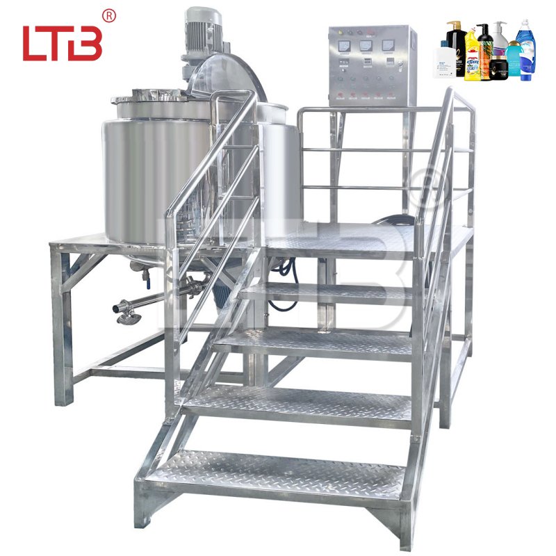LTB Liquid Homogenizing Mixer High Capacity Chemical Liquid Homogenizer Mixing Equipment for Shampoo Detergent Heating