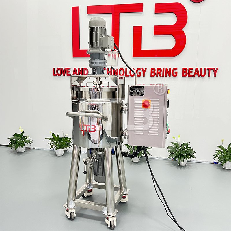 LTB Liquid Homogenizing Mixer High Capacity Chemical Liquid Homogenizer Mixing Equipment for Shampoo Detergent Heating