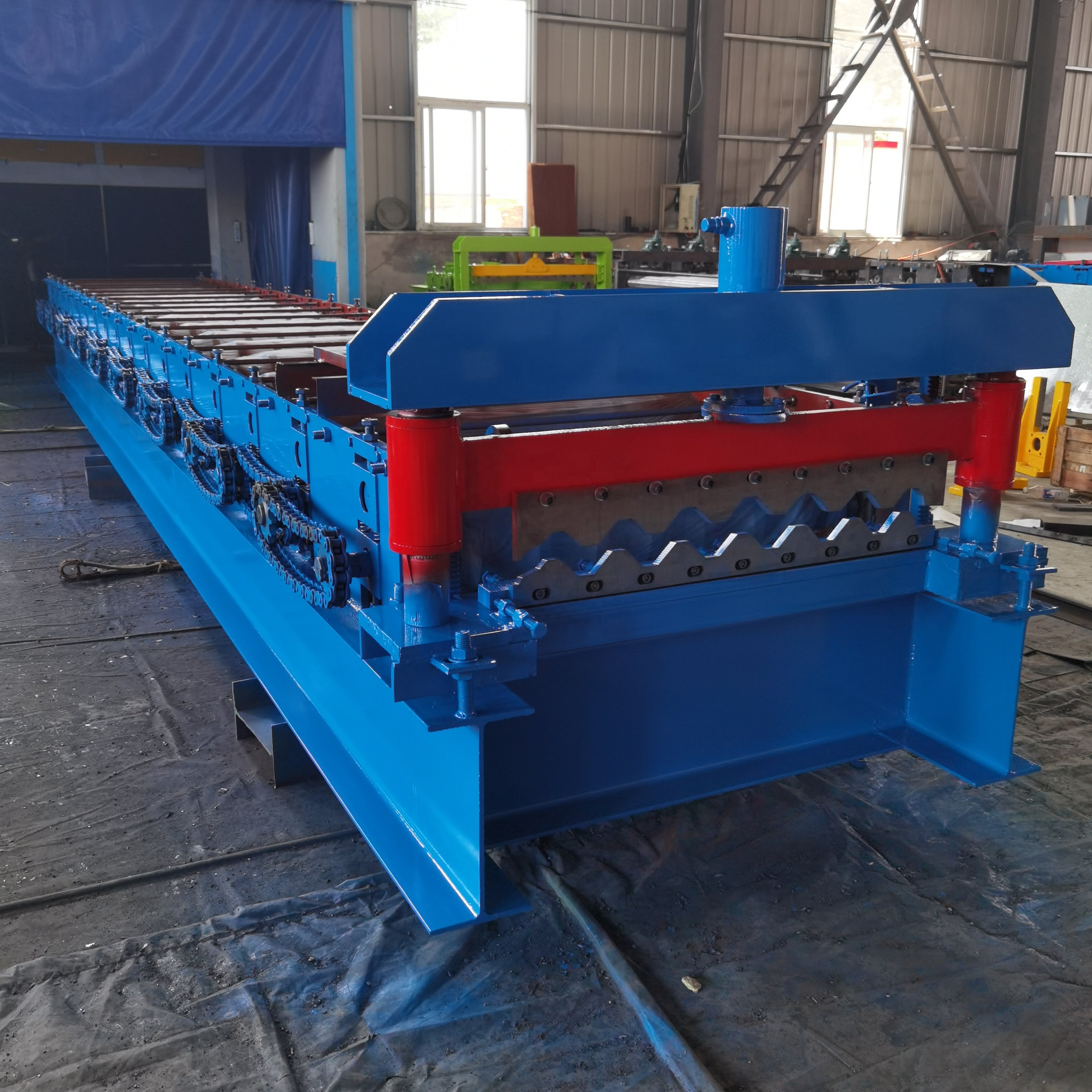YX35-125-750 wall panel facade exterior tiles making machine