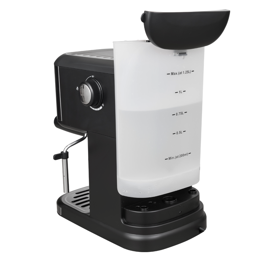 Aluminum Alloy Filter 20 Bar Ulka Pump Coffee Maker Stainless And Plastic Housing Coffee Machine Digital Control With 4 Buttons