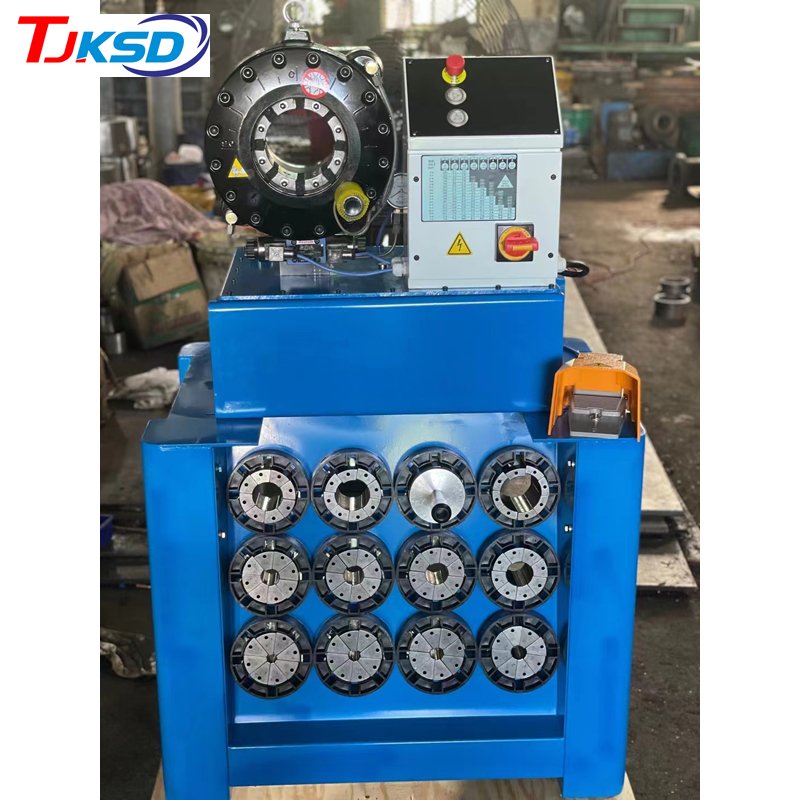 Fin power style 1/4-2.5" 10-87mm CE oil hose press hydraulic pressing hose crimping machine