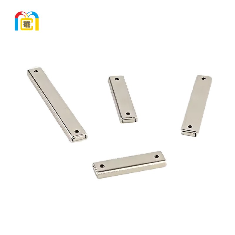Free Samples Magnet Metal Custom from Magnet Making Machine Monopole Punching Countersunk Square Button Magnet Press N35