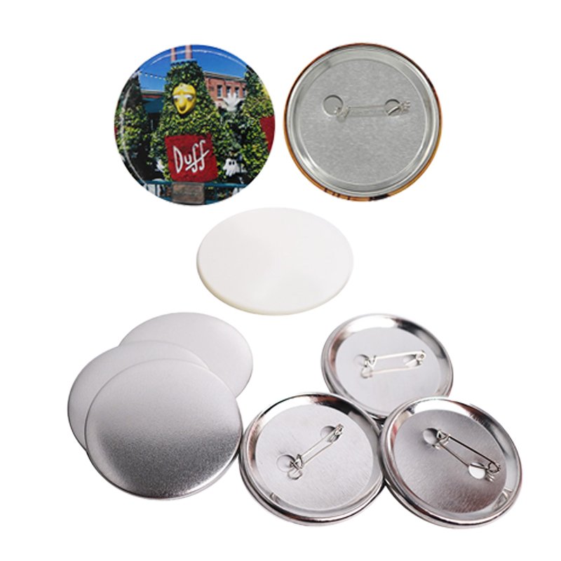 high quality button making machine rotating badge maker metal button press machine free cutter 100pcs pin badge