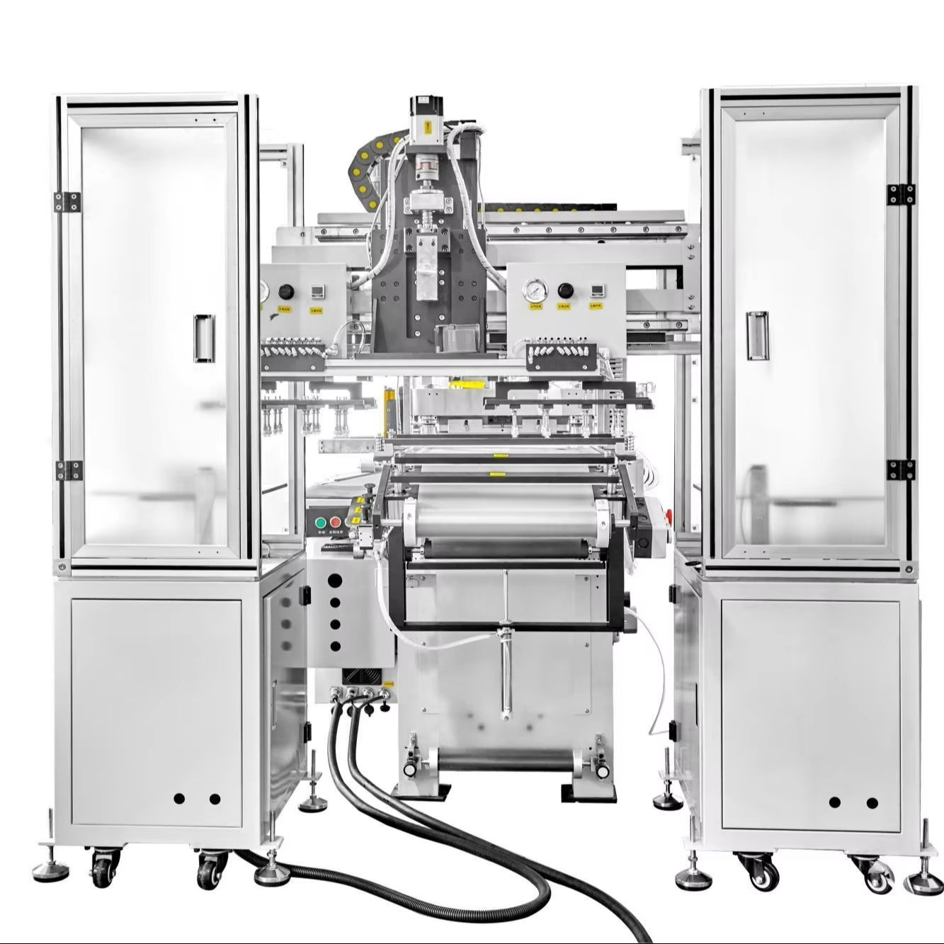 MC 250 double seat high speed hot stamping machine