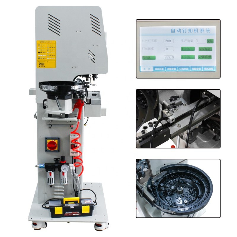 Commercial Used Heavy Duty Multiple Functions Snap Button Machine for Metal Riveting