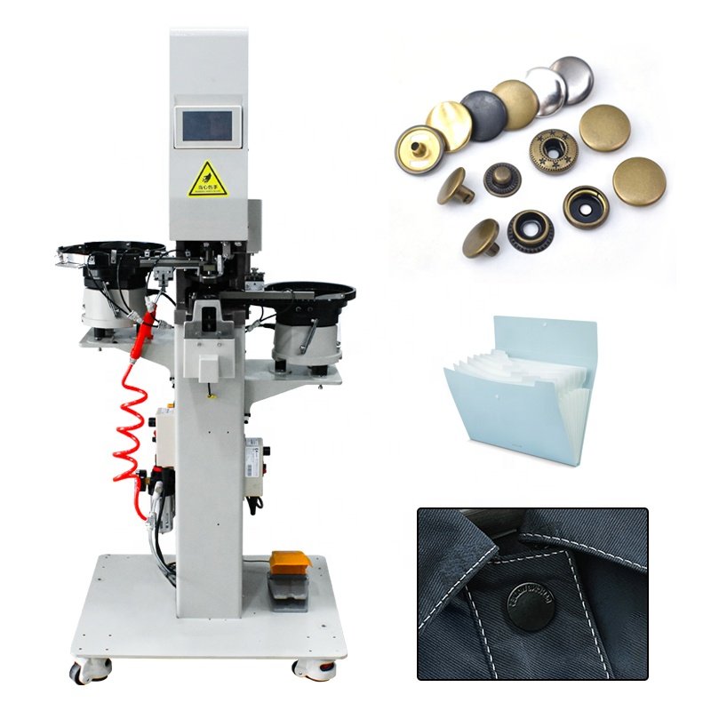 Commercial Used Heavy Duty Multiple Functions Snap Button Machine for Metal Riveting