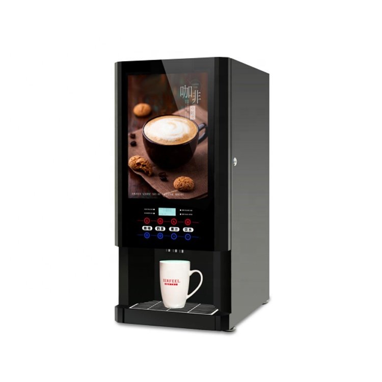 Make Two Flavors Coffee Maker Countertop High Quality Single Hot/Double temperature Touch Button Instant Coffee Maker