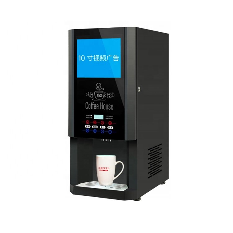 Make Two Flavors Coffee Maker Countertop High Quality Single Hot/Double temperature Touch Button Instant Coffee Maker