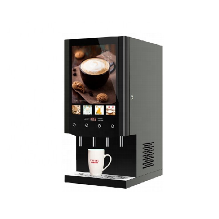 Make Two Flavors Coffee Maker Countertop High Quality Single Hot/Double temperature Touch Button Instant Coffee Maker